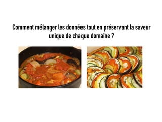 Comment mélanger les données tout en préservant la saveur
             unique de chaque domaine ?
 