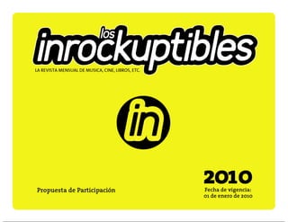 Inrocks Media Kit 2010