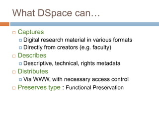 Dspace System Inroduction to Dspace | PPTX