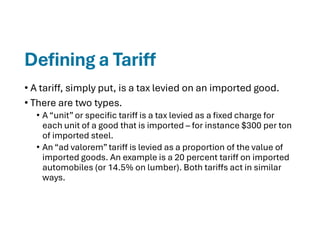 INRS Canada Tariff Presentation January 2025 | PDF