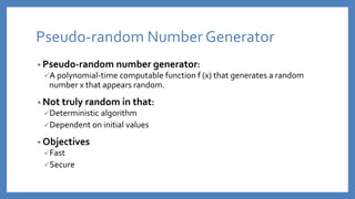 Pseudo Random Number | PPTX