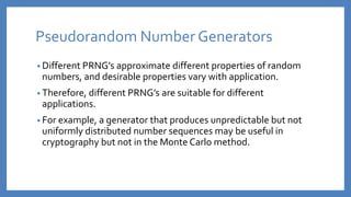 Pseudo Random Number | PPT