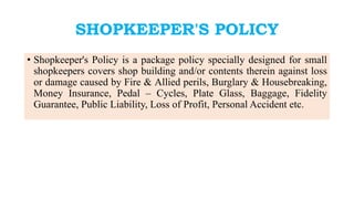 Shopkeeper Policy Sample Ins | PPT