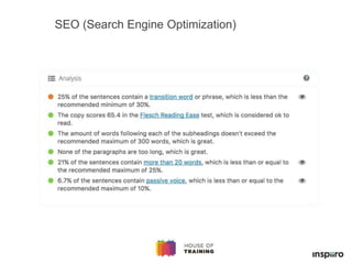 SEO (Search Engine Optimization)
 