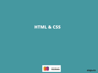 HTML & CSS
 