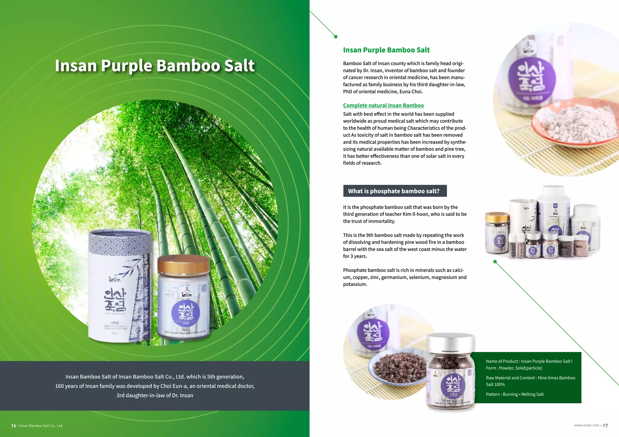 thumbnail image 2 of Insan Ultimate Korean Purple Bamboo Salt - 9x Roasted, Mineral-Rich, 240g 2 of 4