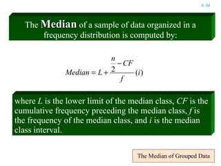 Median Class Example DATA COLLECTION IN RESEARCH | PPT