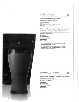 Insanity nutrition guide