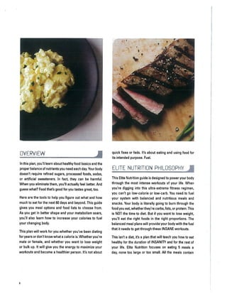 Insanity nutrition guide