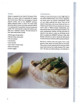 Insanity nutrition guide