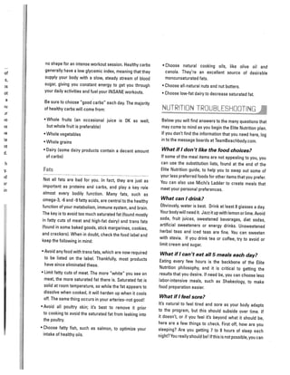 Insanity nutrition guide