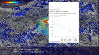 insar.sk
“NATURAL GPS NETWORK”
With measurements every 6 days
insar.sk
VELOCITY [mm/year]-200 0
 