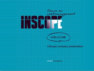 InScope company presentation
 