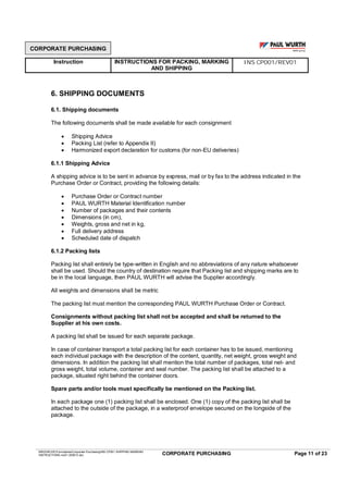 Ins cp001 packing marking shipping_instructions rev01 200613 | PDF