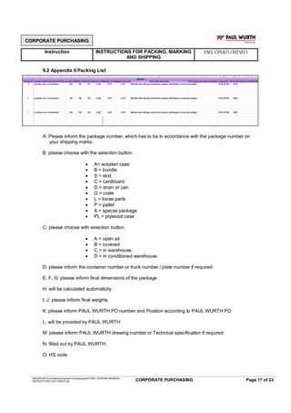 Ins cp001 packing marking shipping_instructions rev01 200613 | PDF