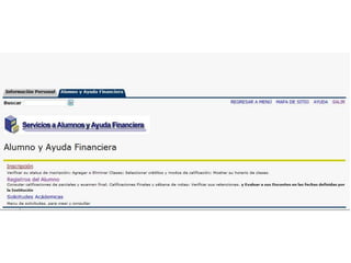 Inscripcion de materias