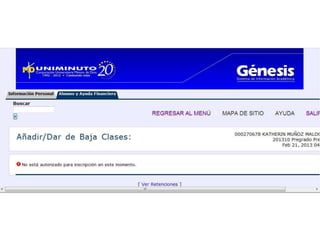 Inscripcion de materias