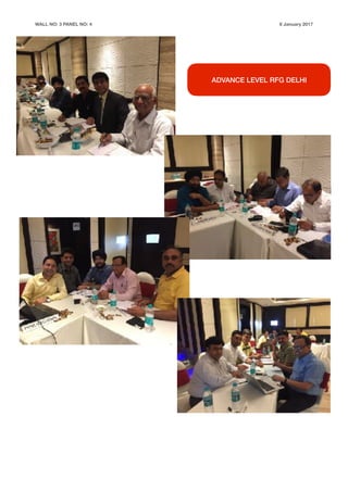 WALL NO: 3 PANEL NO: 4 6 January 2017
 
ADVANCE LEVEL RFG DELHI
 