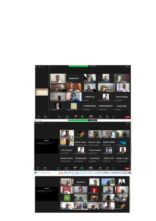 AWF/FCFP course of CII and Gopast, final session and evaluation
 