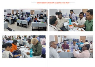 GENIUS SESSION PARTICIPANTS ANALYSING A CASE STUDY
 