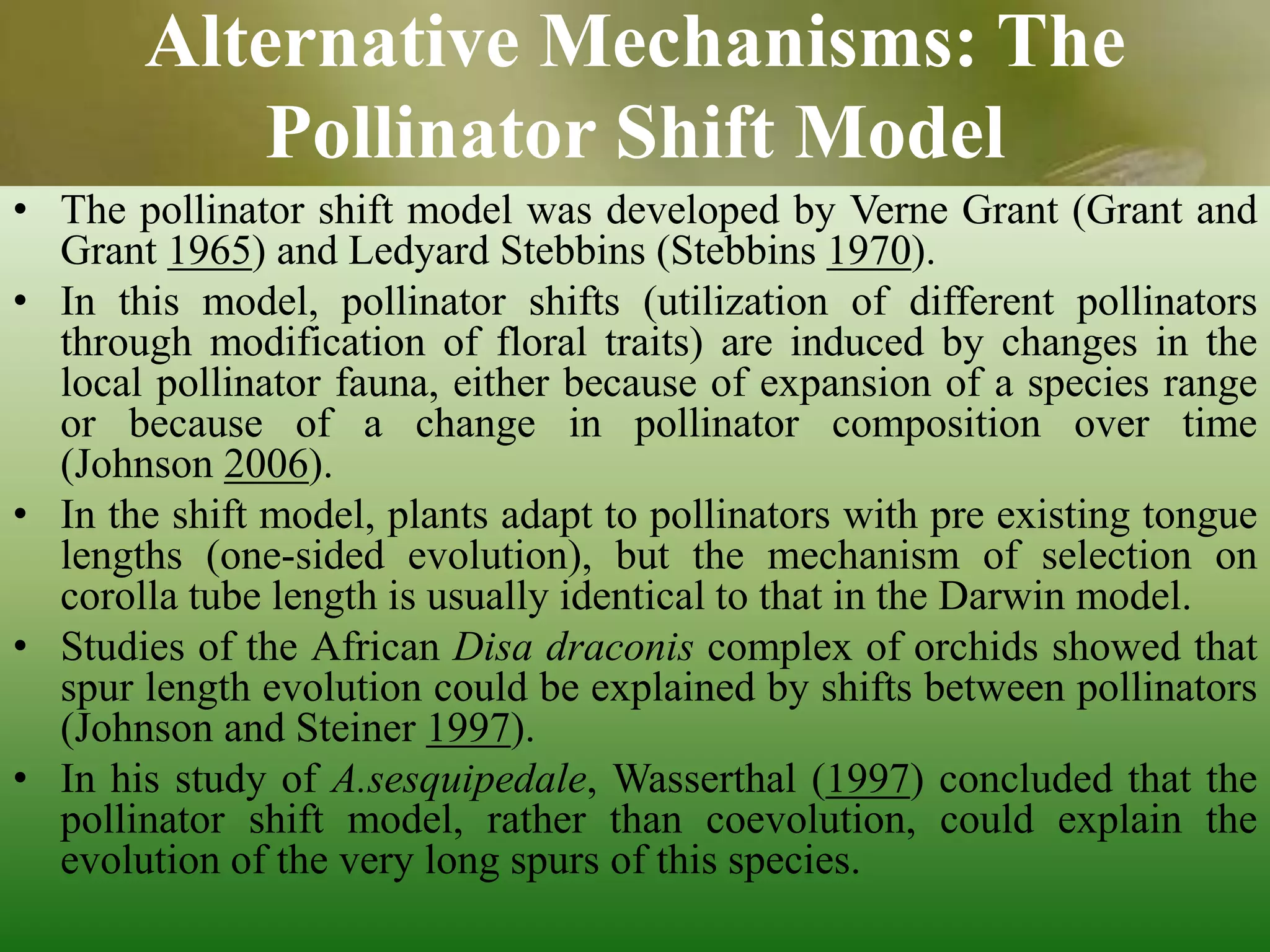 COEVOLUTION OF PLANT AND INSECT POLLINATORS | PPTX