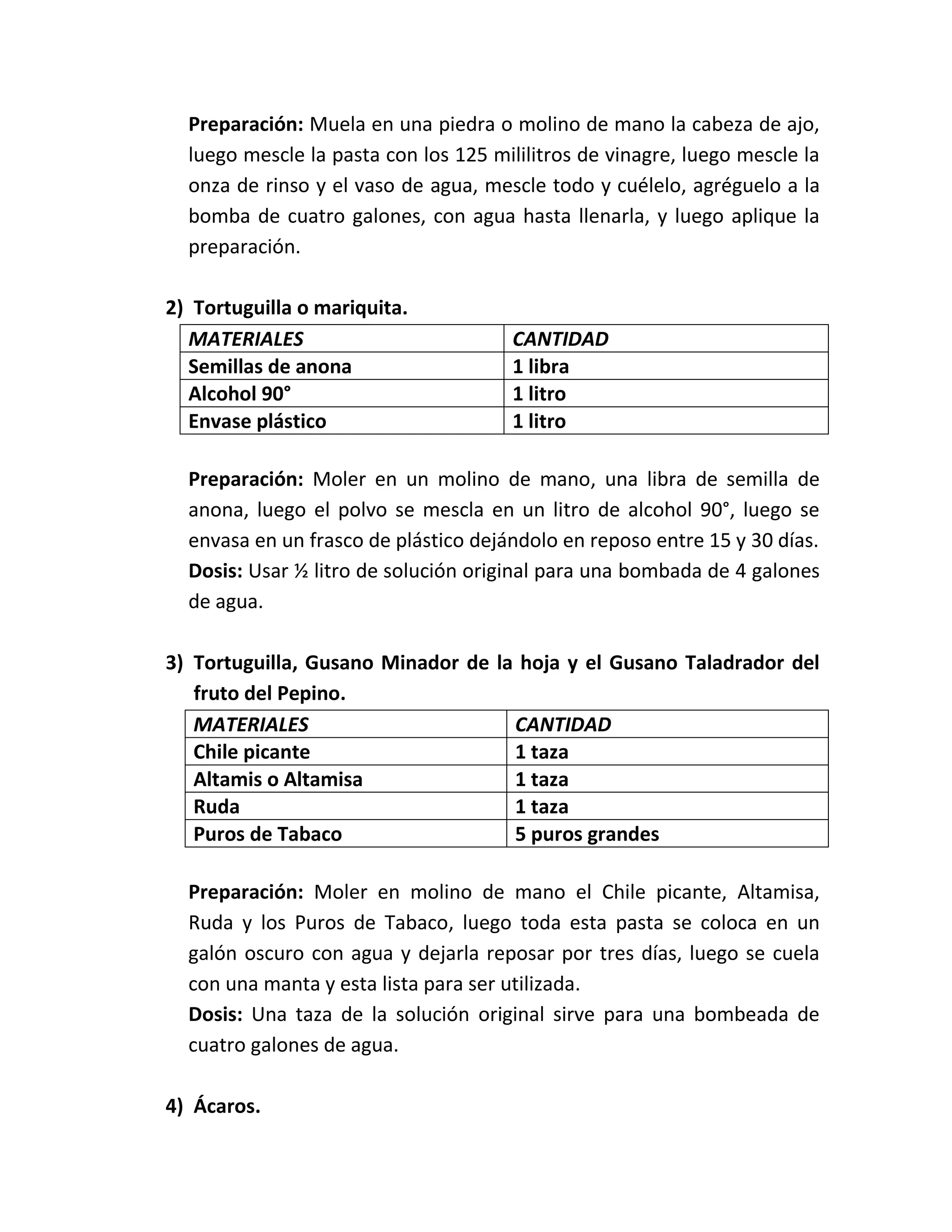 Insecticidas biologicos u organicos | PDF