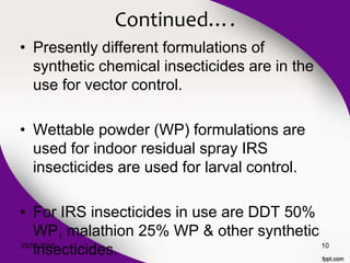 Insecticide & Insectiside Resistance | PPTX