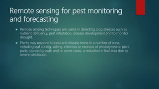 Insect monitoring forecasting