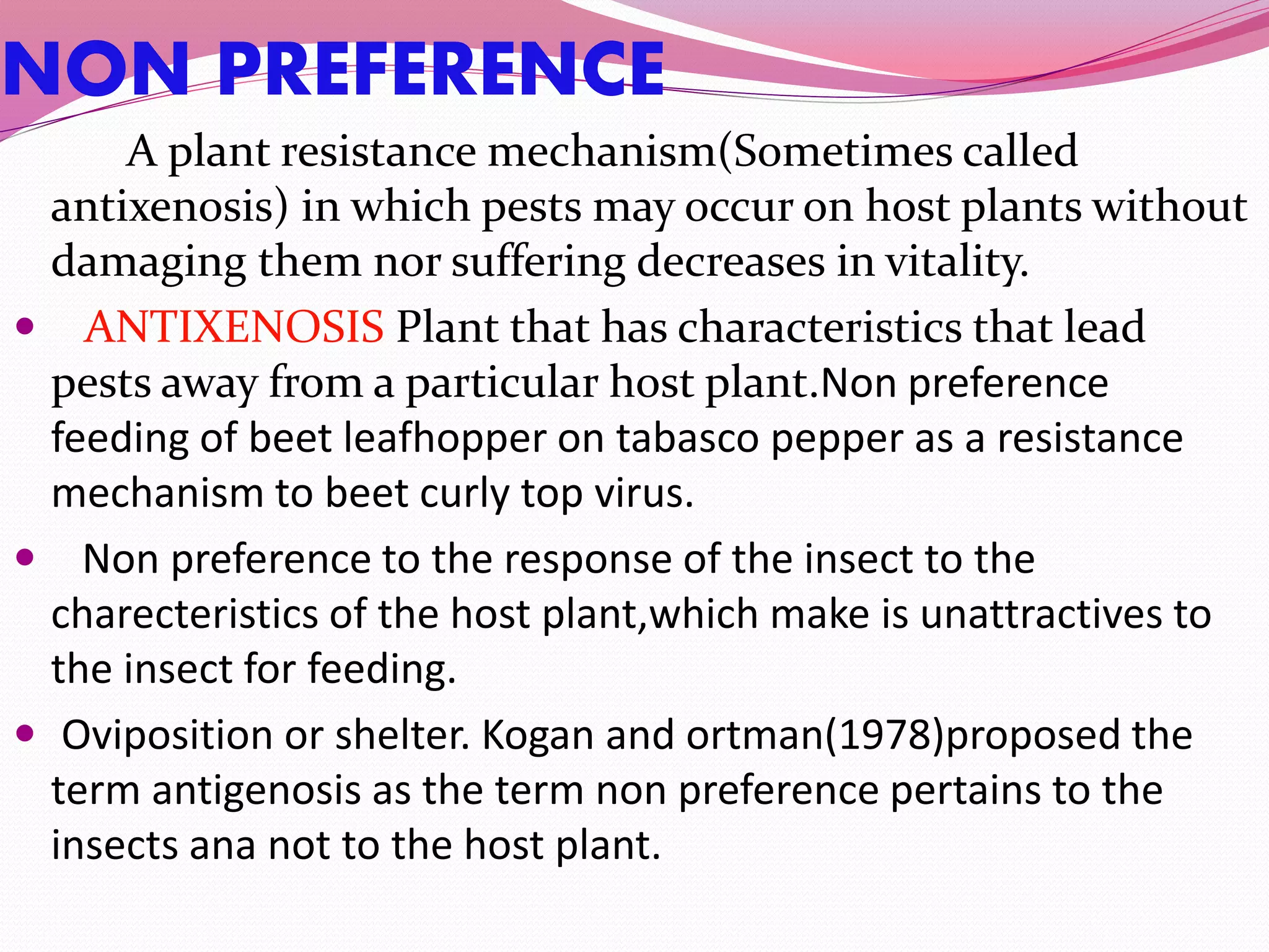 Insect resistance | PPTX