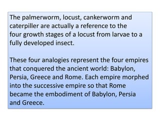 Ancient Rome Insects Insects of destruction | PPTX