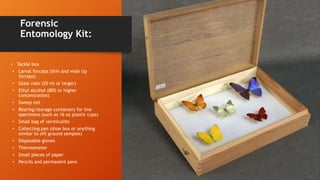 Insects of forensic importance & Aquatic entomology | PPTX