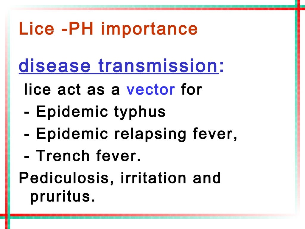 Insects of public health importance