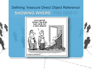 Defining ‘Insecure Direct Object Reference’ 
 