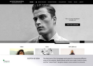 InSegment - 50 Inspiring Homepage Designs