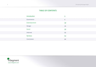 InSegment - 50 Inspiring Homepage Designs