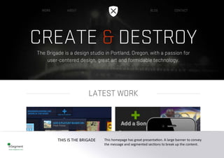 InSegment - 50 Inspiring Homepage Designs