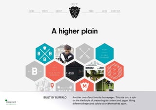 InSegment - 50 Inspiring Homepage Designs