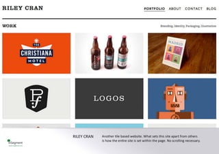 InSegment - 50 Inspiring Homepage Designs