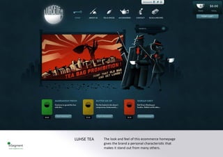 InSegment - 50 Inspiring Homepage Designs