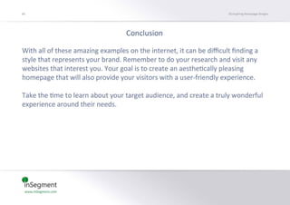 InSegment - 50 Inspiring Homepage Designs