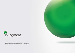 InSegment - 50 Inspiring Homepage Designs