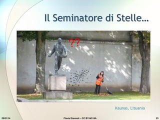 Il Seminatore di Stelle…
29/01/14 Flavia Giannoli – CC BY-NC-SA 25
Kaunas, Lituania
 