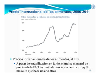 Inseguridad alimentaria y deficiencia nutrientes en América Latina y el Caribe: posición y estrategias de la FAO