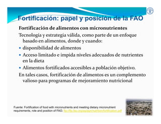 Inseguridad alimentaria y deficiencia nutrientes en América Latina y el Caribe: posición y estrategias de la FAO