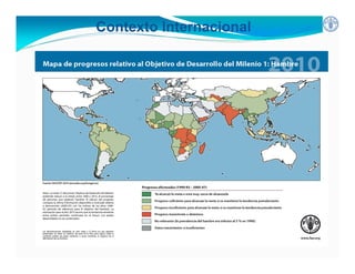 Inseguridad alimentaria y deficiencia nutrientes en América Latina y el Caribe: posición y estrategias de la FAO