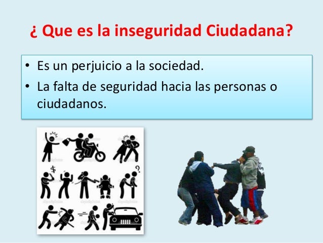 Inseguridad ciudadana