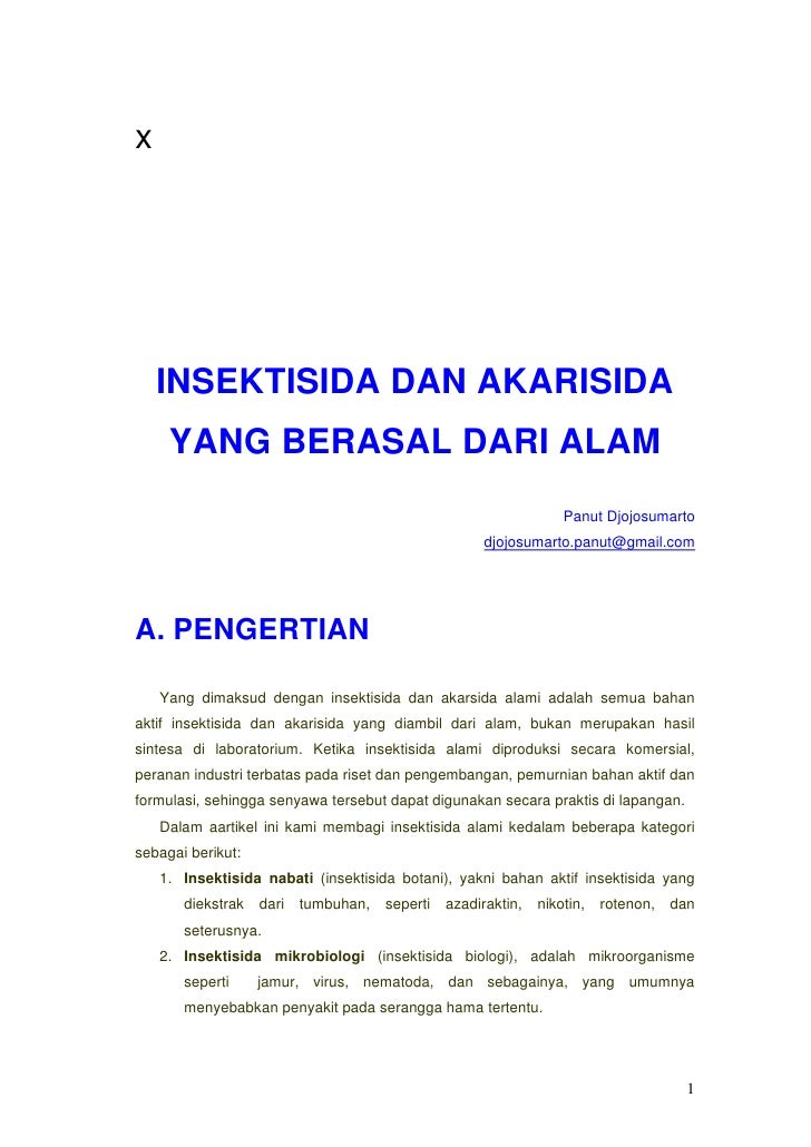 Insektisida Alami