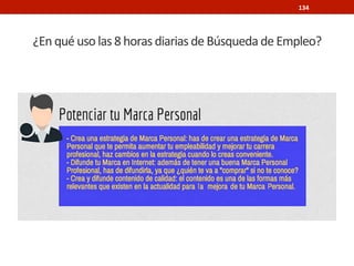 Páginas de trabajo fuera de España
134
• www.monster.com
• www.sistemanacionalempleo.es/europa.html
• www.londonjob.net
• ...