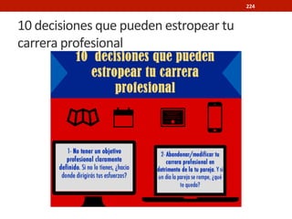 ¿Cómo están afectando las Redes
Sociales al Mercado Laboral en España?
224
 