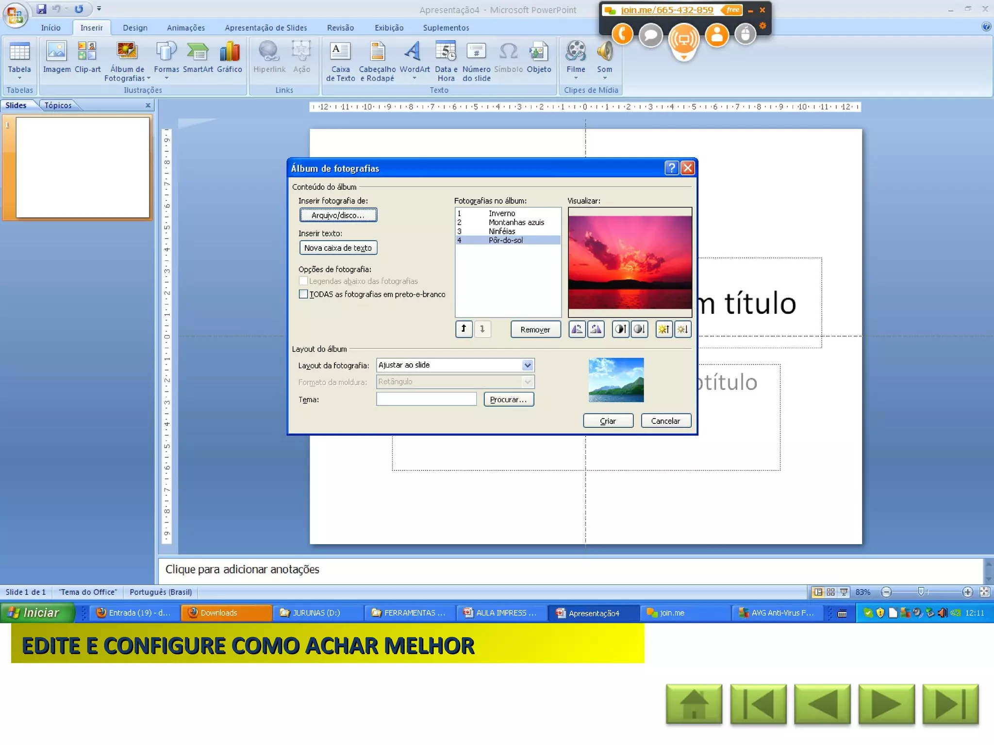 EDITE E CONFIGURE COMO ACHAR MELHOR